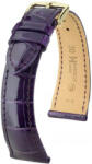 Hirsch Curea mov din piele Hirsch London M 04207184-1 (Piele de aligator) Hirsch Selection 18 mm