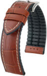 Hirsch Curea maro Hirsch George L 0925128070-2 (Piele de vițel / cauciuc natural) 20 mm