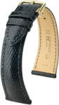 Hirsch Curea neagră din piele Hirsch London L 04366050-1 (Piele de șopârlă) Hirsch selection 20 mm