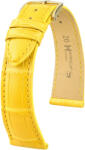 Hirsch Curea galbenă din piele Hirsch London L 04307072-1 (Piele de aligator) Hirsch selection 22 mm
