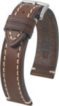 Hirsch Curea din piele maro închis Hirsch Liberty L 10900210-2 (Piele de vițel) 20 mm