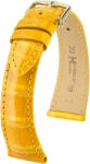 Hirsch Curea galbenă din piele Hirsch London L 04307073-1 (Piele de aligator) Hirsch selection 17 mm