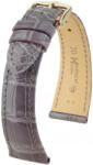 Hirsch Curea mov din piele Hirsch London L 04307012-1 (Piele de aligator) Hirsch Selection 17 mm (spona 16mm)