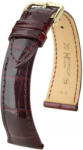 Hirsch Curea vișinie din piele Hirsch London M 04207160-1 (Piele de aligator) Hirsch Selection 14 mm