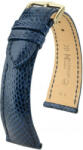 Hirsch Curea albastru închis din piele Hirsch London M 04266180-1 (Piele de șopârlă) Hirsch Selection 20 mm