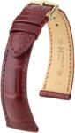 Hirsch Curea vișinie din piele Hirsch London L 04307069-1 (Piele de aligator) Hirsch selection 19 mm
