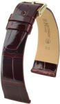 Hirsch Curea vișinie din piele Hirsch Prestige L 02207060-1 (Piele de aligator) Hirsch Selection 16 mm