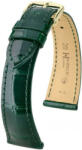 Hirsch Curea verde din piele Hirsch London L 04207041-1 (Piele de aligator) Hirsch Selection 22 mm