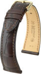 Hirsch Curea maro din piele Hirsch London M 04307117-1 (Piele de aligator) Hirsch selection 14 mm