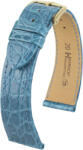 Hirsch Curea albastru deschis din piele Hirsch Genuine Croco L 18920883-1 (Piele de crocodil) Hirsch selection 20 mm