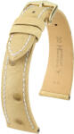 Hirsch Curea bej din piele Hirsch Massai Ostrich L 04262091-1 (Piele de ștruț) Hirsch selection 19 mm