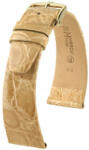 Hirsch Curea bej din piele Hirsch Prestige L 02208090-1 (Piele de crocodil) Hirsch Selection 20 mm
