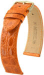 Hirsch Curea din piele portocaliu închis Hirsch Genuine Croco L 01808076-1 (Piele de crocodil) Hirsch Selection 20 mm