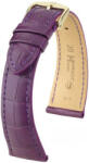 Hirsch Curea mov din piele Hirsch London M 04207186-1 (Piele de aligator) Hirsch Selection 17 mm