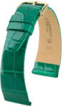 Hirsch Curea verde din piele Hirsch Prestige L 02207040-1 (Piele de aligator) Hirsch Selection 16 mm
