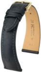 Hirsch Curea neagră din piele Hirsch Massai Ostrich M 04262150-1 (Piele de ștruț) Hirsch Selection 17 mm