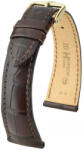 Hirsch Curea maro din piele Hirsch London L 04207017-1 (Piele de aligator) Hirsch Selection 19 mm (spona 16mm)