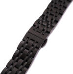 Mavex Brățară metalică neagră pentru ceas bărbați LUX-03 18 mm
