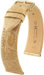 Hirsch Curea bej din piele Hirsch Genuine Croco M 18900890-1 (Piele de crocodil) Hirsch selection 18 mm