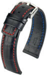 Hirsch Curea neagră din piele Hirsch Grand Duke XL 02528250-2 (Piele de vițel) 24 mm