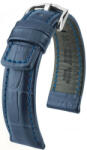 Hirsch Curea albastru închis din piele Hirsch Grand Duke L 02528080-2 (Piele de vițel) 22 mm