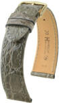 Hirsch Curea gri din piele Hirsch Genuine Croco L 01808030-1 (Piele de crocodil) Hirsch Selection 20 mm
