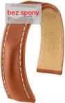 Hirsch Curea maro din piele Hirsch Navigator 07002470-2 (Piele de vițel) 20 mm (spona 18 mm)