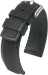 Hirsch Curea neagră Hirsch Accent L 40478850-2 (cauciuc natural) 22 mm