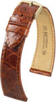 Hirsch Curea maro din piele Hirsch Genuine L Croco 18920870-1 (Piele de crocodil) 19 mm