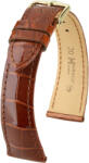 Hirsch Curea maro din piele Hirsch London M 04307170-1 (Piele de aligator) Hirsch selection 14 mm