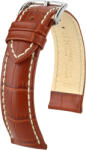 Hirsch Curea maro din piele Hirsch Modena L 10302870-2 (Piele de vițel) 20 mm