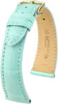 Hirsch Curea albastră din piele Hirsch London M 04307181-1 (piele de aligator) Hirsch selection 14 mm