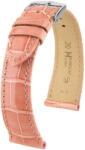 Hirsch Curea roz din piele Hirsch London M 04207123-2 (Piele de aligator) Hirsch Selection 17 mm