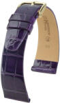 Hirsch Curea mov din piele Hirsch Prestige M 02207184-1 (Piele de aligator) Hirsch Selection 14 mm (spona 10mm)