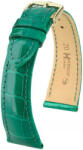 Hirsch Curea verde din piele Hirsch London M 04207140-1 (Piele de aligator) Hirsch Selection 16 mm