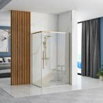 Rea Cabina de dus patrata Rea Solar cu usa glisanta 90x90 auriu (5902557355839)