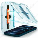 Spigen iPhone 12 Pro Max Spigen TR EZ FIT edzett üvegfólia 2 darab fekete