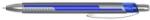 Cello Butterflow golyóstoll kék, műanyag, nyomógombos cserélhető betétes 1 mm kék írásszín