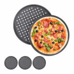  Antracit pizzasütő tálca 5 darabos készlet 10041363