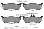 TEXTAR set placute frana, frana disc TEXTAR Q+ 2319002 (2319002)