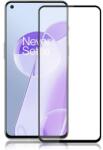  Temp-glass631273812 OnePlus 9RT 5G teljes lefedettséget biztosító karcálló, ütésálló kijelzővédő üvegfólia fekete kerettel, tempered glass, törlőkendővel (Temp-glass631273812)