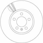 TRW Disc frana TRW DF6964 (DF6964) - automobilus