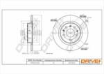 Dr! ve+ Disc frana Dr! ve+ DP1010.11. 0225 (DP1010.11.0225) - automobilus