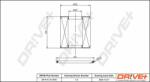 Dr! ve+ Filtru ulei Dr! ve+ DP1110.11. 0199 (DP1110.11.0199) - automobilus