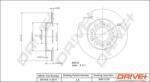 Dr! ve+ Disc frana Dr! ve+ DP1010.11. 0215 (DP1010.11.0215) - automobilus