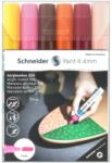 Schneider Marker cu vopsea acrilica Schneider Paint-It 320, 4 mm, 6 buc/set