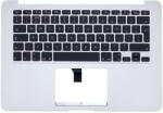 Apple MacBook Air 13" A1466 (Mid 2013 - Mid 2017) - Felső Billentyűzet Keret + Billentyűzet UK, Silver