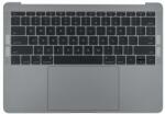 Apple MacBook Pro 13" A1708 (Late 2016 - Mid 2017) - Felső Keret Billentyűzet + Billentyűzet US + Mikrofon + Trackpad + Hangszórók (Space Gray), Space Gray
