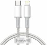 Baseus - Lightning / USB-C Kábel (1m), fehér