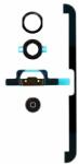 Apple iPad Mini, Mini 2 - Kezdőlap Gomb + Flex Kábelek + Tartó + Műanyag Krúžok + Tömítés (Black), Black